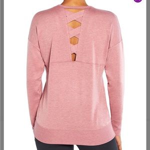 Heather Mesa Rose Keyhole-Back Cammy Pullover